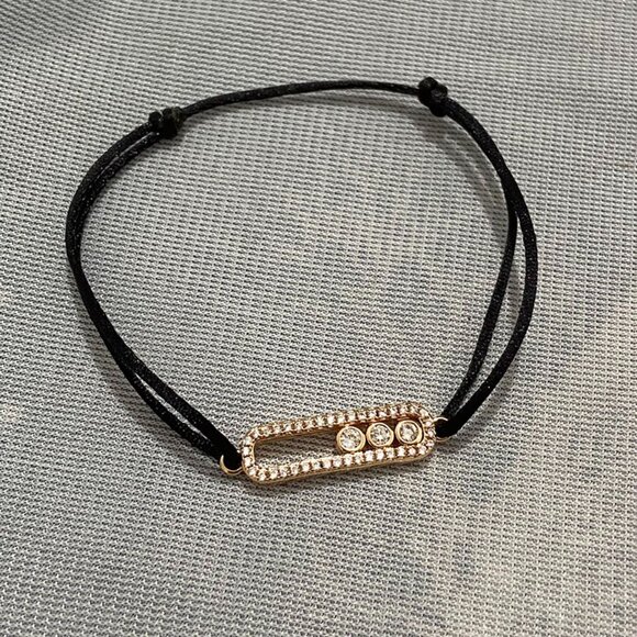 Messika Jewelry - Messika Triple Diamond Slider Bracelet